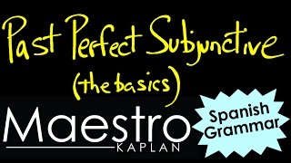 How to form the PAST PERFECT SUBJUNCTIVE in Spanish [upl. by Anitnamaid310]