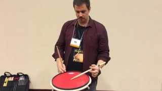 Russ Millers lesson on the Moeller Stroke from PASIC 2014 [upl. by Nyleahcim]