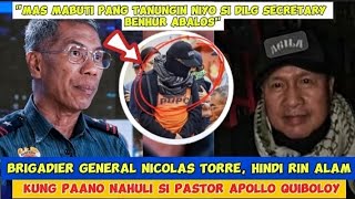 Brigadier General Nicolas Torre hindi rin alam kung paano nahuli si Pastor Apollo Quiboloy [upl. by Carlos708]