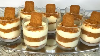 tiramisu aux spéculoos facile et rapide [upl. by Akima692]