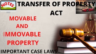 Movable and Immovable Property  Transfer of Property Act 1882 [upl. by Etty]