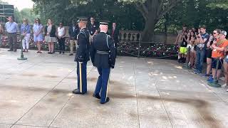 TwentyOne Steps Guarding the Tomb of the Unknown Soldier [upl. by Nitreb898]