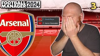 FM24 Arsenal  Ep3  A Goalkeeper Crisis [upl. by Anitnatsnok]