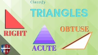 How to classify a triangle as acute right or obtuse [upl. by Matusow]