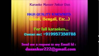 Ekta Gan Likho Amar Jonno Karaoke By Ankur Das 09957350788 [upl. by Paz]