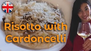 New editing Risotto with Mushroom Cardoncelli  easy way to cook RISOTTO Italian recipe [upl. by Adaven377]