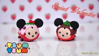 Tutoriel Fimo Tsum Tsum Saint Valentin 2018 [upl. by Dee Dee56]