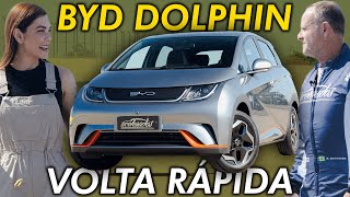 BYD DOLPHIN NA VOLTA RÁPIDA Rubinho acelera o novo elétrico de R 150 mil  FT Leticia Datena [upl. by Dukie448]