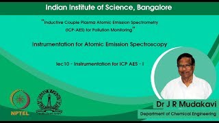 lec10  Instrumentation for ICP AES  I [upl. by Addiel]