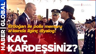 Erdoğan ile Polis Arasında İlginç Diyalog Kaç Kardeşsiniz [upl. by Bolitho129]