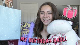 MY BIRTHDAY HAUL REVEAL  Kayla Davis [upl. by Dyke963]