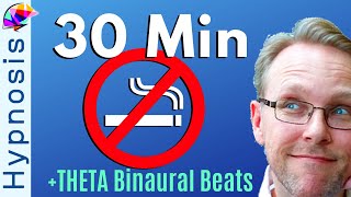 Stop Smoking in 30 Minutes  Binaural Beats Quit Now Session Antony Reed [upl. by Nnylrac]