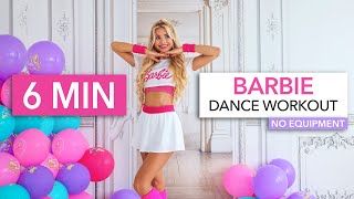 6 MIN BARBIE DANCE WORKOUT  Fun Cardio Session Moods cute latin gangster amp KEN [upl. by Ellitnahc184]