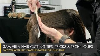 The Secret to Long Hair Transformation Perfect Face Framing Layers [upl. by Aivle]