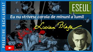 ESEUL  quotEu nu strivesc corola de minuni a lumiiquot de Lucian Blaga [upl. by Marquet]