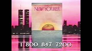 The New Yorker Magazine Retro television commercial circa 1992 [upl. by Zared]