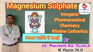 Magnesium Sulphate  Intro Prepration Properties Uses  IPC  Saline Laxative  BP 104T [upl. by Merrielle]