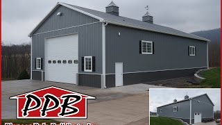 42 W x 80 L x 18 H  Garage by Pioneer Pole Buildings Inc [upl. by Dermot]