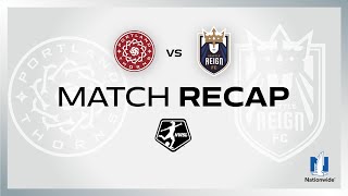 FULL HIGHLIGHTS  Portland Thorns vs Seattle Reign [upl. by Aisauqal822]