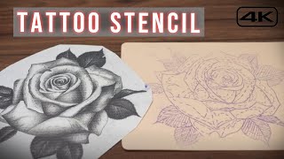 How To Make a Tattoo Stencil  Beginner Tutorial [upl. by Petit]