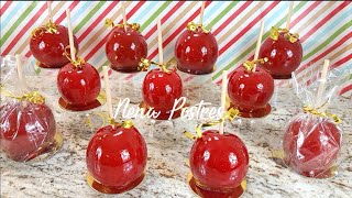 Manzanas 🍎🍏 Acarameladas SOLO 4 Ingredientes 😋 Venta💸🤑 [upl. by Katheryn]