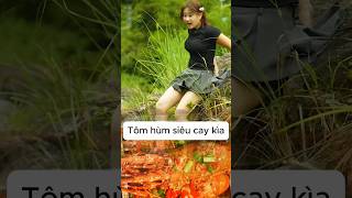 Thử thách ăn Tồm Hùm Siêu chua cay shorts [upl. by Teilo]