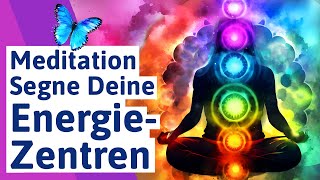 🟪 Segne Deine Energiezentren Meditation deutsch  Chakra Meditation deutsch [upl. by Romona52]