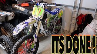 NEW GRAPHIC KIT REVEAL  2019 YZ450F  BRAAP VLOGS [upl. by Anam]