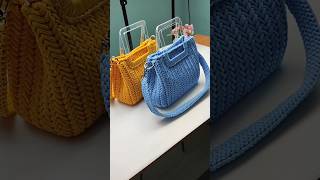 The video tutorial on crocheting a handbag with a spikelet pattern is available on my channel [upl. by Seidler118]