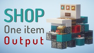 Redstone Shop  Single Item Selling Modification check pin [upl. by Nyliahs]