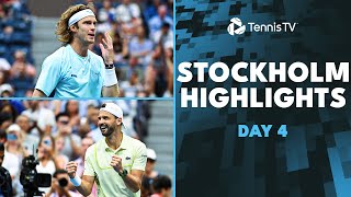 Rublev Takes On Muller Dimitrov Wawrinka amp More  Stockholm 2024 Day 4 Highlights [upl. by Bernie615]