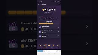 Bitcoin Halving  Part 2 Code  Bitcoin Halving Part 2 Code TapswapTapswap Code TodayTapswap Video [upl. by Elenaj744]