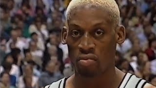 Dennis Rodman Terrorizes the Jazz 14pts17rebs2stls4blks2 Techs etc 1994 Playoffs Game 2 [upl. by Mik]