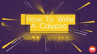 How To Write A Calypso Presented by Jason quotBachelorquot Joseph [upl. by Ervine]