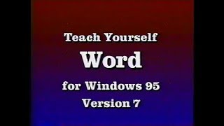 Viagrafix Learn Microsoft Word 95 [upl. by Anaihs120]