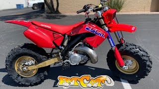 2STROKE HONDA FAT CAT  CR250 BIG WHEEL CONVERSION [upl. by Ralph]