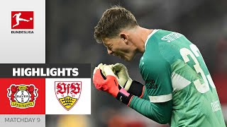 Nübel Unbeatable  Bayer 04 Leverkusen  VfB Stuttgart  Highlights  MD9 – Bundesliga 202425 [upl. by Cleodal]