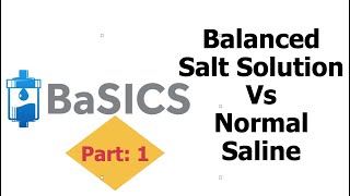 BaSICS trial Part 1 BSS vs Normal Saline [upl. by Onairda]