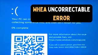 How to Fix WHEAUNCORRECTABLEERROR on Windows 11 [upl. by Eadrahs448]