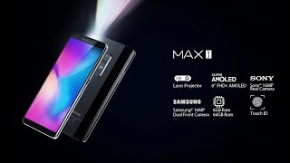 Blackview MAX 1 Official video Laser projector phone with big battery [upl. by Pussej323]