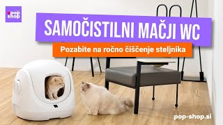 Samočistilni mačji WC CATLINK  BayMax  CLCA03 [upl. by Loginov]