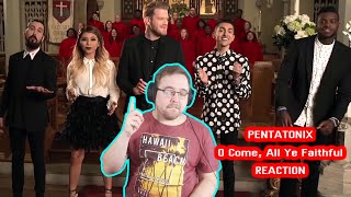 Pentatonix O Come All Ye Faithful Reaction Just WOW [upl. by Suravaj]