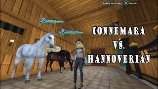 The Ultimate Speed Test Connemara vs Hanoverian  sso [upl. by Lynnelle608]