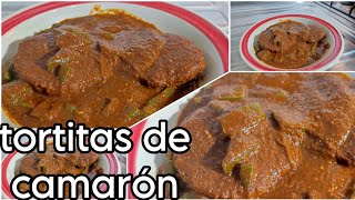 RICAS TORTITAS DE CAMARON FACIL DE HACER [upl. by Wenonah819]