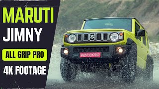 Maruti Suzuki Jimny offroad test I 4K Footage [upl. by Nomla29]