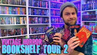 Vintage Horror BOOKSHELF TOUR Pt 2  2021 [upl. by Yevi]