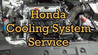 Honda Cooling System ServiceFluid Change [upl. by Eidnas767]