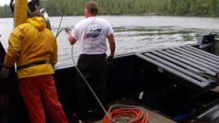 Alaska 2009  Dome Crab Pot Retrieve amp Launch [upl. by Tabor]