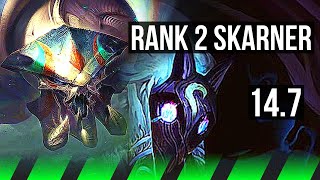 SKARNER vs KINDRED JGL  Rank 2 Skarner 1116 Legendary  NA Challenger  147 [upl. by Cartan]