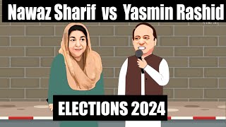 Nawaz sharif vs Yasmin Rashid  Rap Battle [upl. by Hester662]